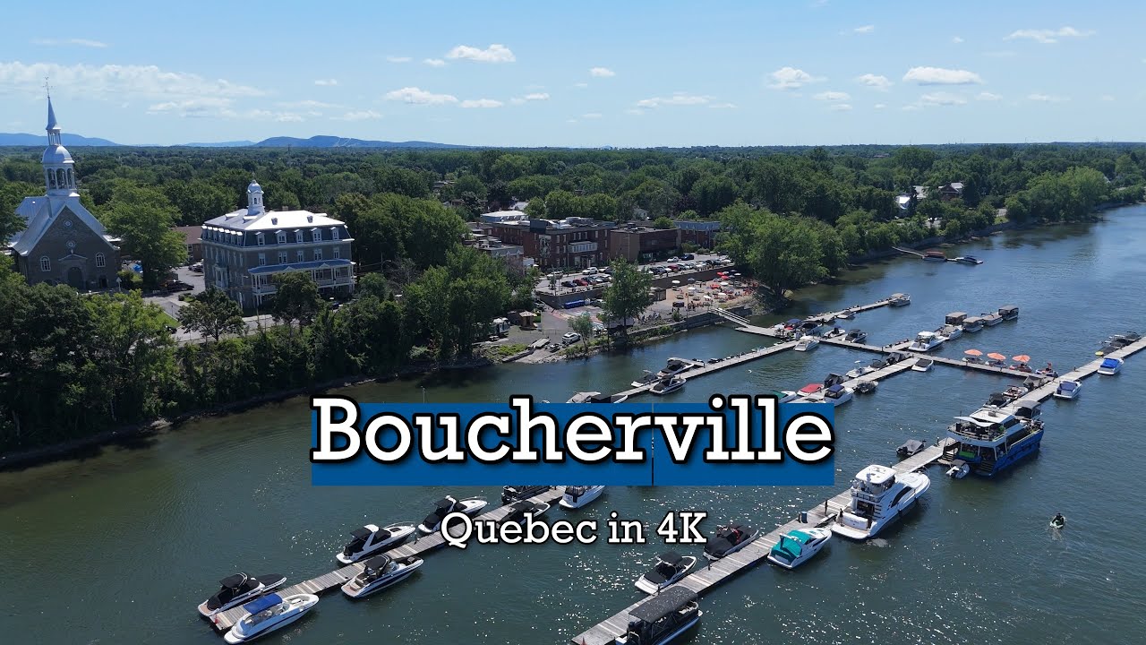 Boucherville and the St-Lawrence (Quebec in 4K)