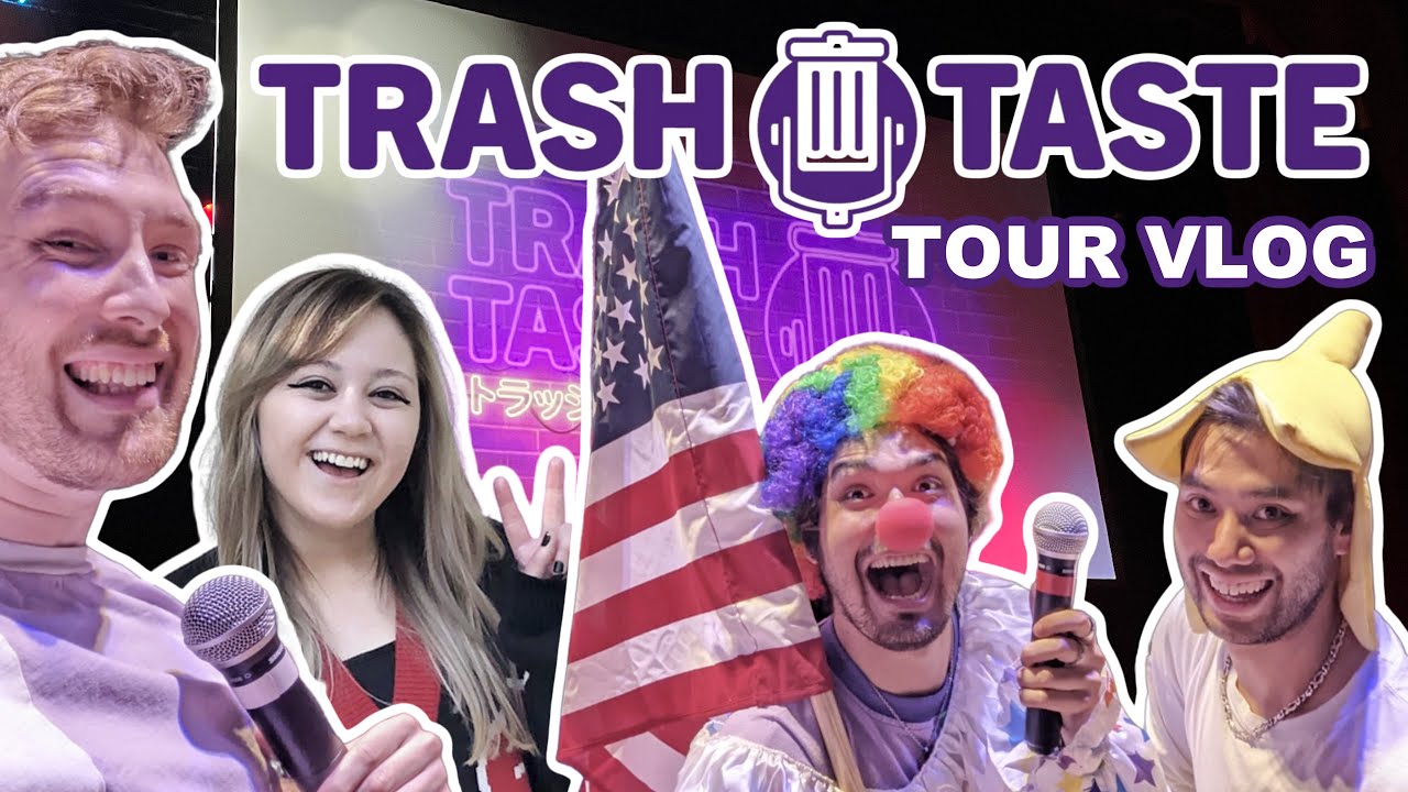 TRASH TASTE Tour VIP Vlog (@CDawgVA @TheAnimeMan @gigguk)