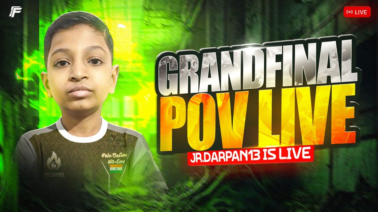 3K GRAND FINAL LIVE SNIPER POV BY JR.DARPAN13 | ft. M3i ESPORTS #freefire #freefiremaxlive