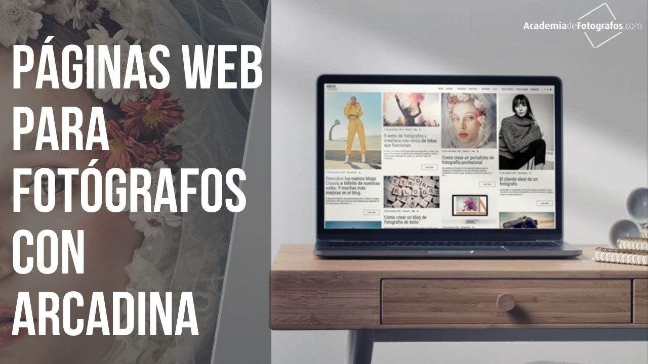 Páginas web para fotógrafos con ARCADINA