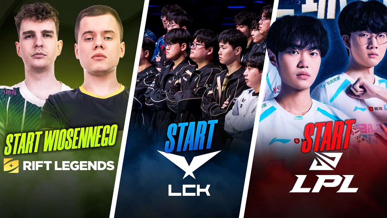 WIOSENNY SEZON RIFT LEGENDS, LCK, LPL STARTUJE!