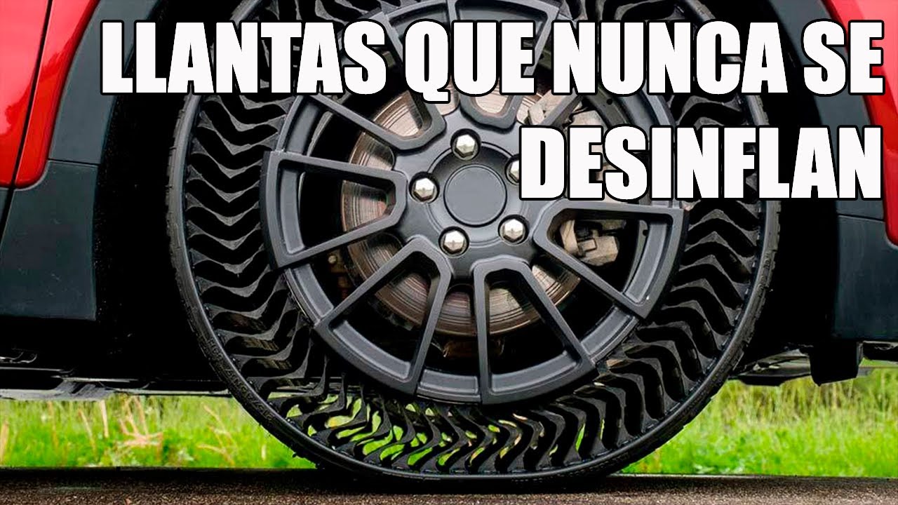 Estas llantas funcionan sin aire en los veh&iacute;culos