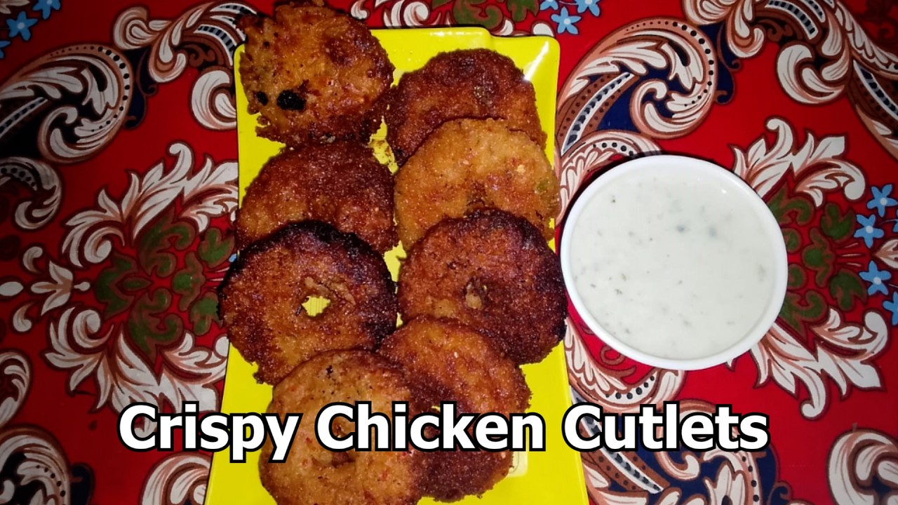 Crispy Chicken Tikki Recipe | Easy Chicken Cutlets at Home | Perfect Tea Time Snack