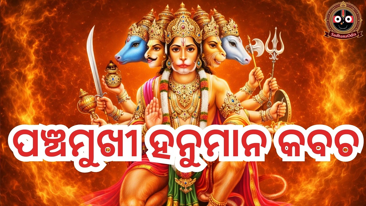 ପଞ୍ଚମୁଖୀ ହନୁମାନ କବଚ | Panchamukhi Hanuman Kavach Odia | ଭକ୍ତିହନୁମାନ  ସଙ୍କଟ ନାଶ