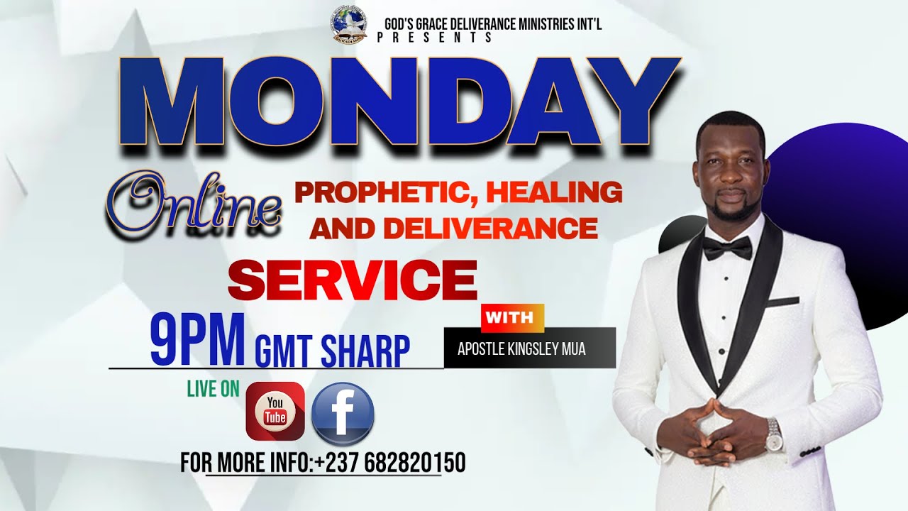 join us in today's MONDAY ONLINE PRAYER SERVICE 26/01/2026 broadcasting from Douala Cameroon