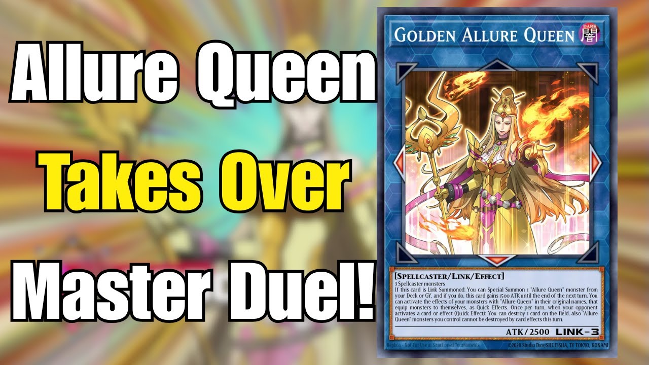 ALLURE QUEEN RETURNS! Mind Control & Lockdown Combo in Master Duel 2025 | Rogue Control Deck