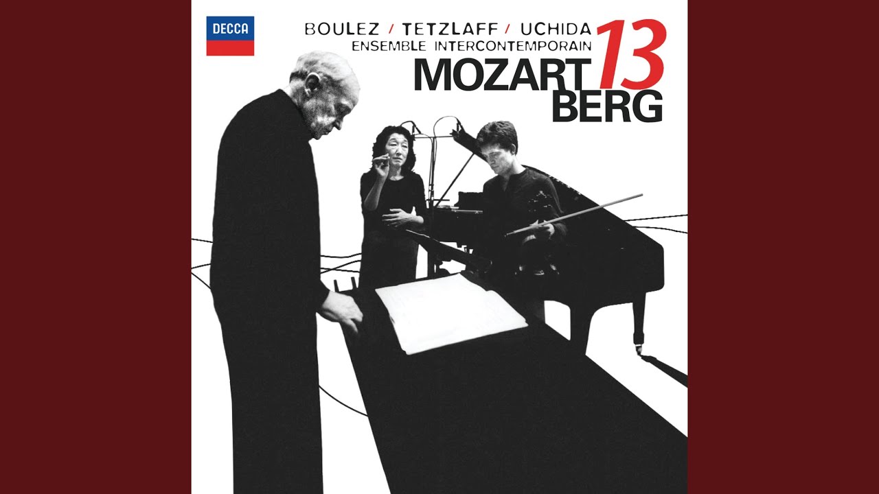 Berg: Chamber Concerto for Piano and Violin with 13 Wind Instruments: 3. Rondo ritmico con...