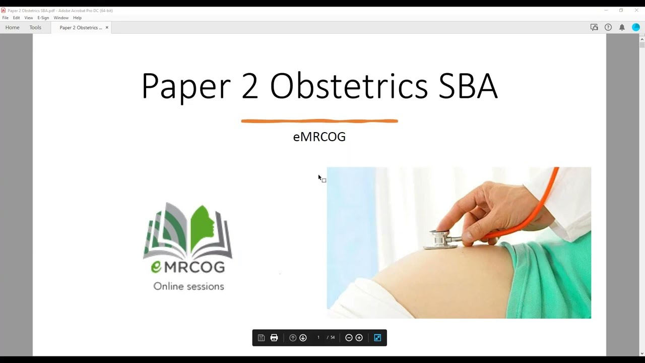 Essential revision part2 MRCOG_OBS SBA
