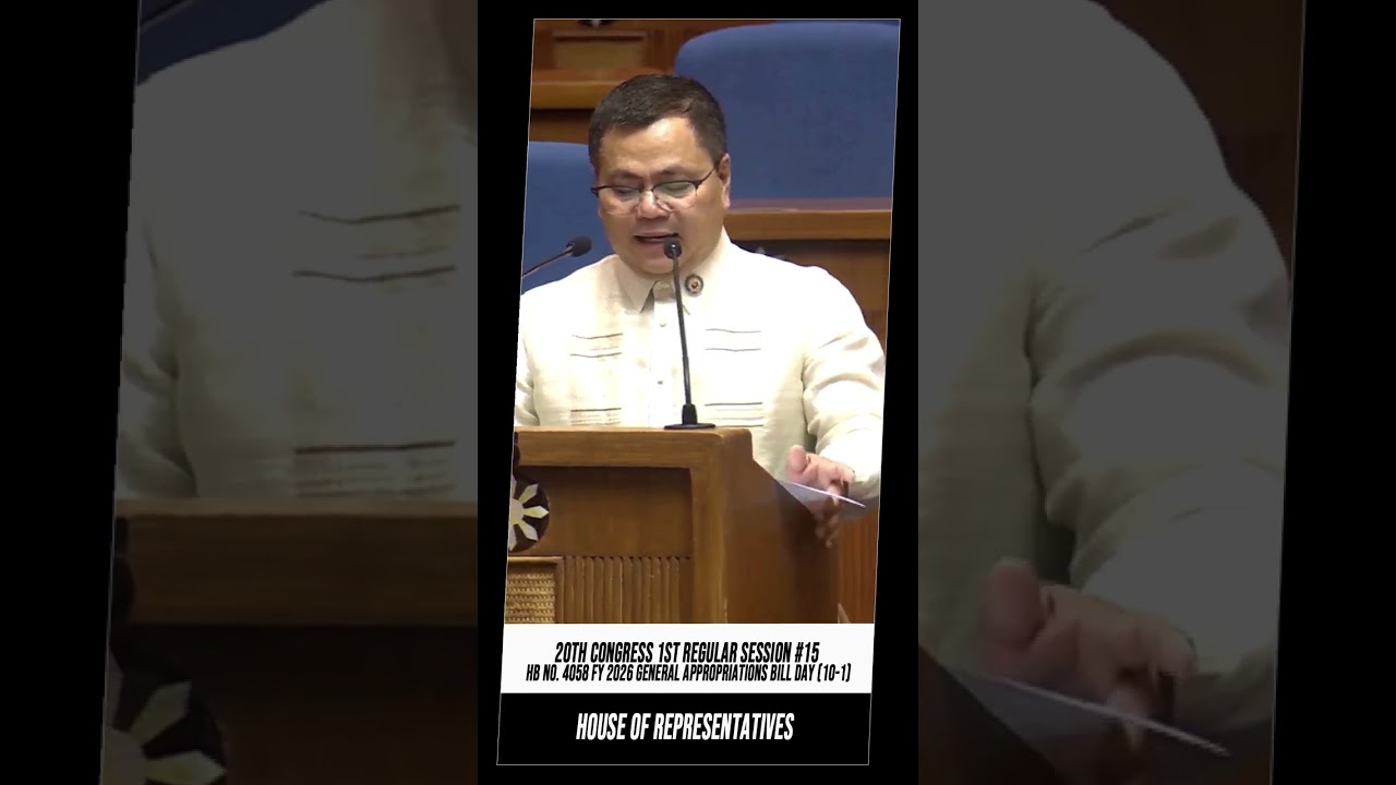 Representative Felimon Espares - Privilege Speech