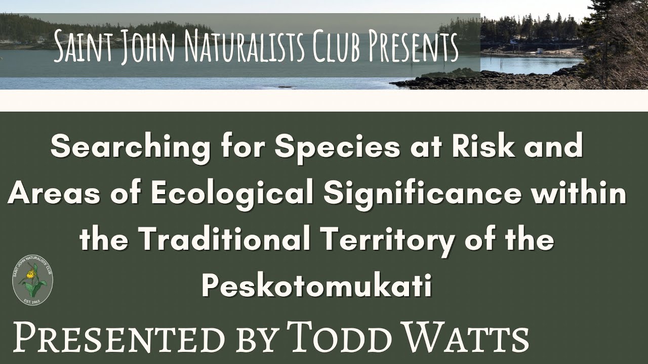 Searching for Species at Risk and Areas of Ecological Significance with Todd Watts