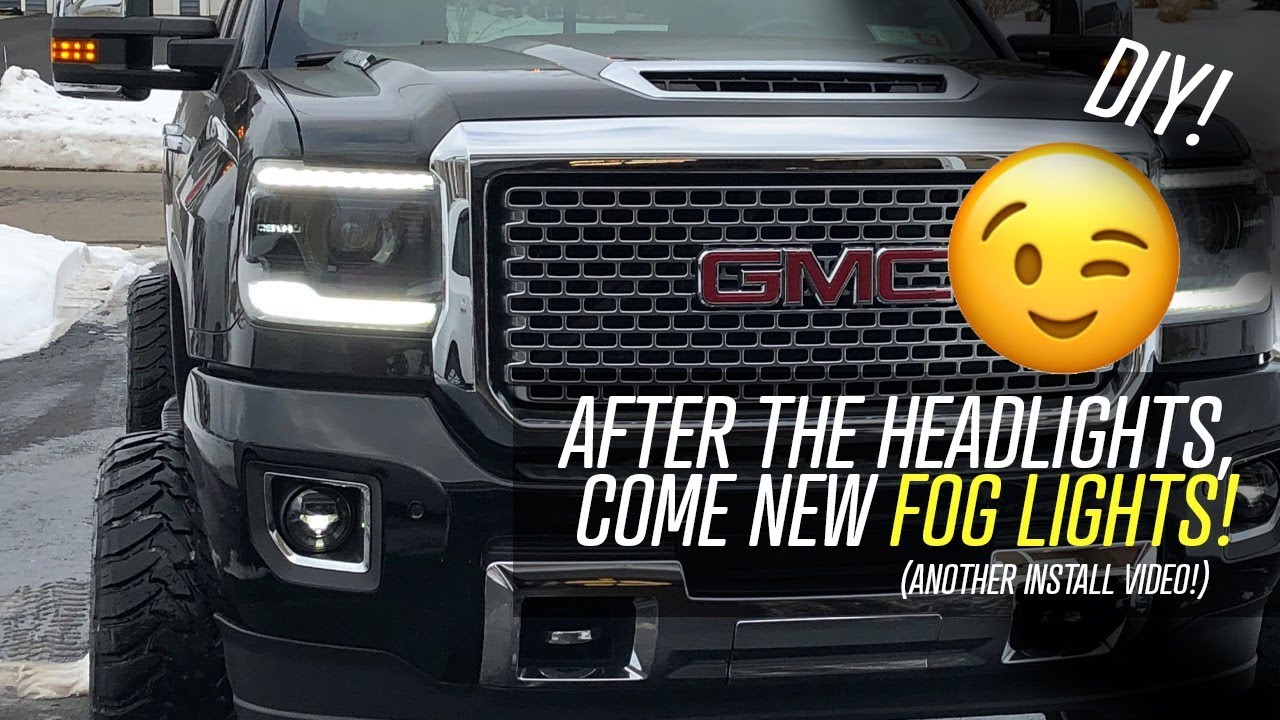Installing Morimoto XB Fog Lights on my L5P Duramax....SOOOO WORTH IT