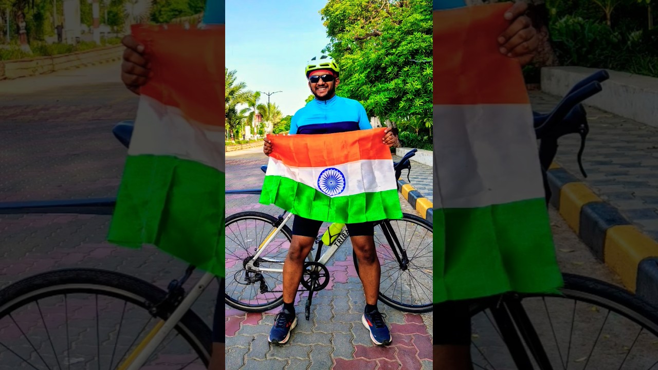 INDEPENDENCE DAY RIDE 🇮🇳✊🏻 #india #independencedayride #cycling