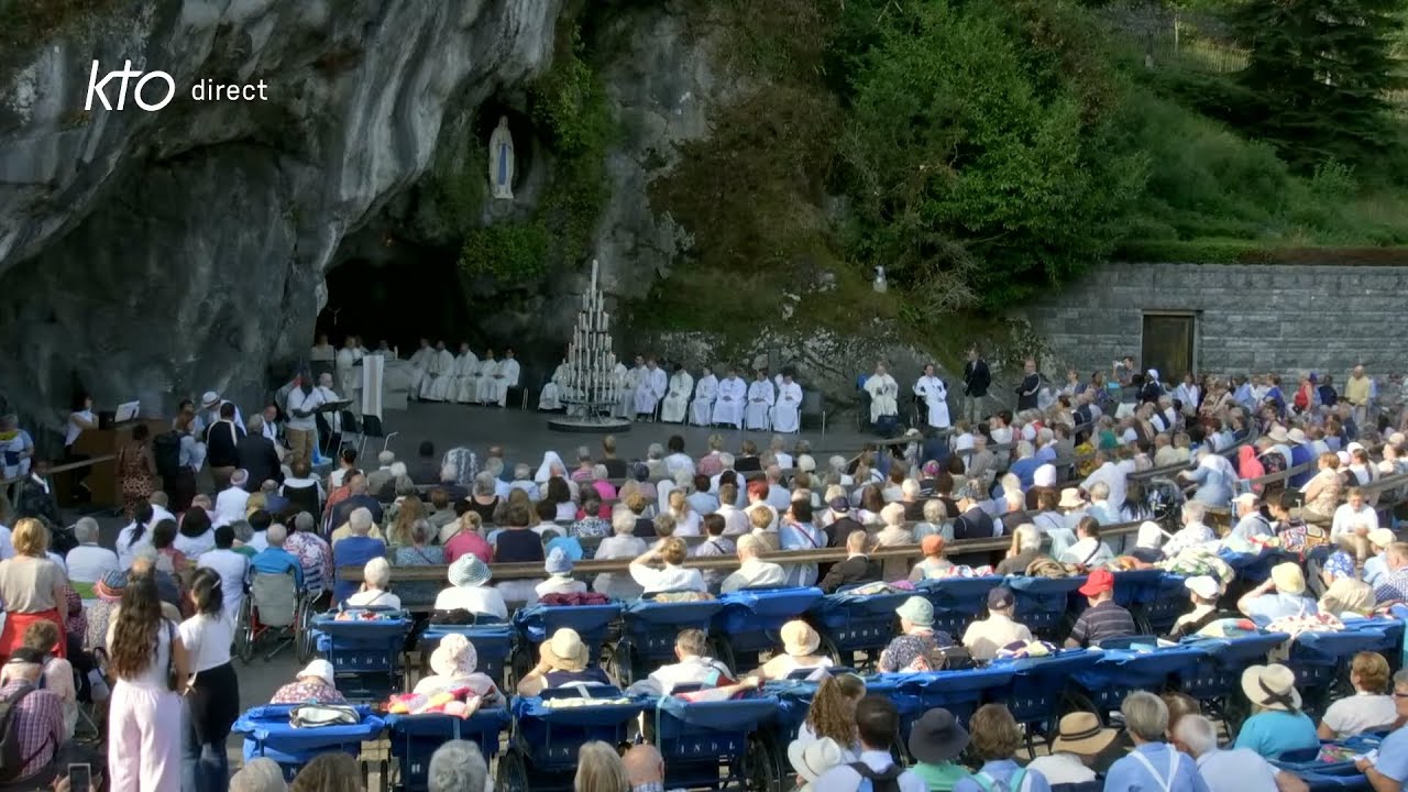 Messe de 10h à Lourdes du 25 août 2025