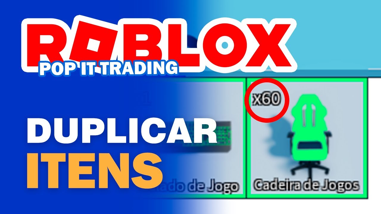 Como Duplicar Itens e Ficar Rico no Pop It Trading + Novos Itens - ROBLOX
