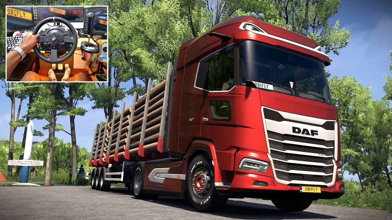 Off-road and Country side of SR-Map - ETS2 -Thrustmaster T300RS GT