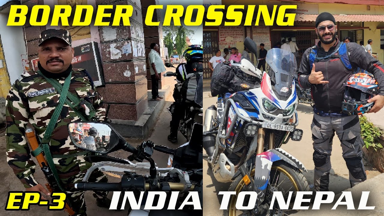 Crossing Nepal🇳🇵Border On Bike | India 🇮🇳To Nepal | International Ride Sonauli Border | Simran King