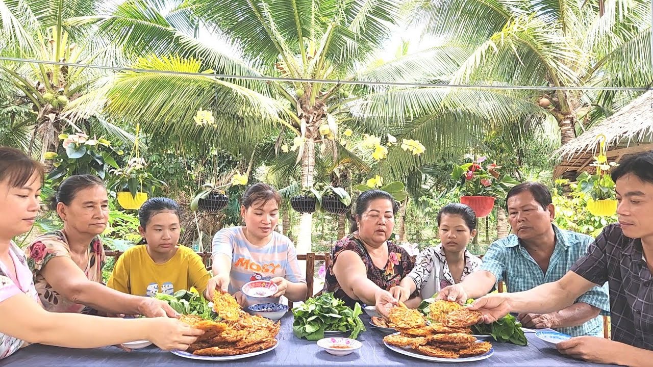 Tép Mồng Sen Chiên Bột Một Món Ăn Đặc Sản Quê Nhà | TKQ & Family T1639