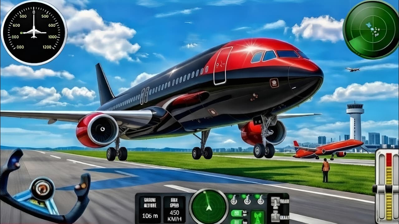 Flight Airplane City Pilot Simulator - Boeing Emergency Landing Goes Wrong 👨‍✈️✈️🚨- Android Gameplay