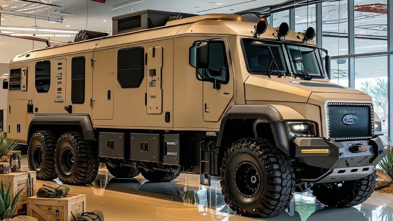 Эта штука пуленепробиваемая! Бронированный кемпер Ford F-550 6&times;6 2026 года выпуска &ndash; создан для к...