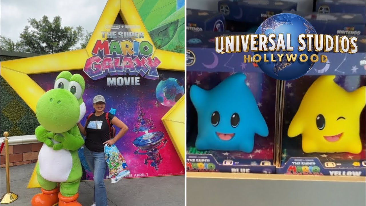 Первый взгляд на празднование выхода фильма Super Mario Galaxy | 10 марта в Universal Studios Hol...