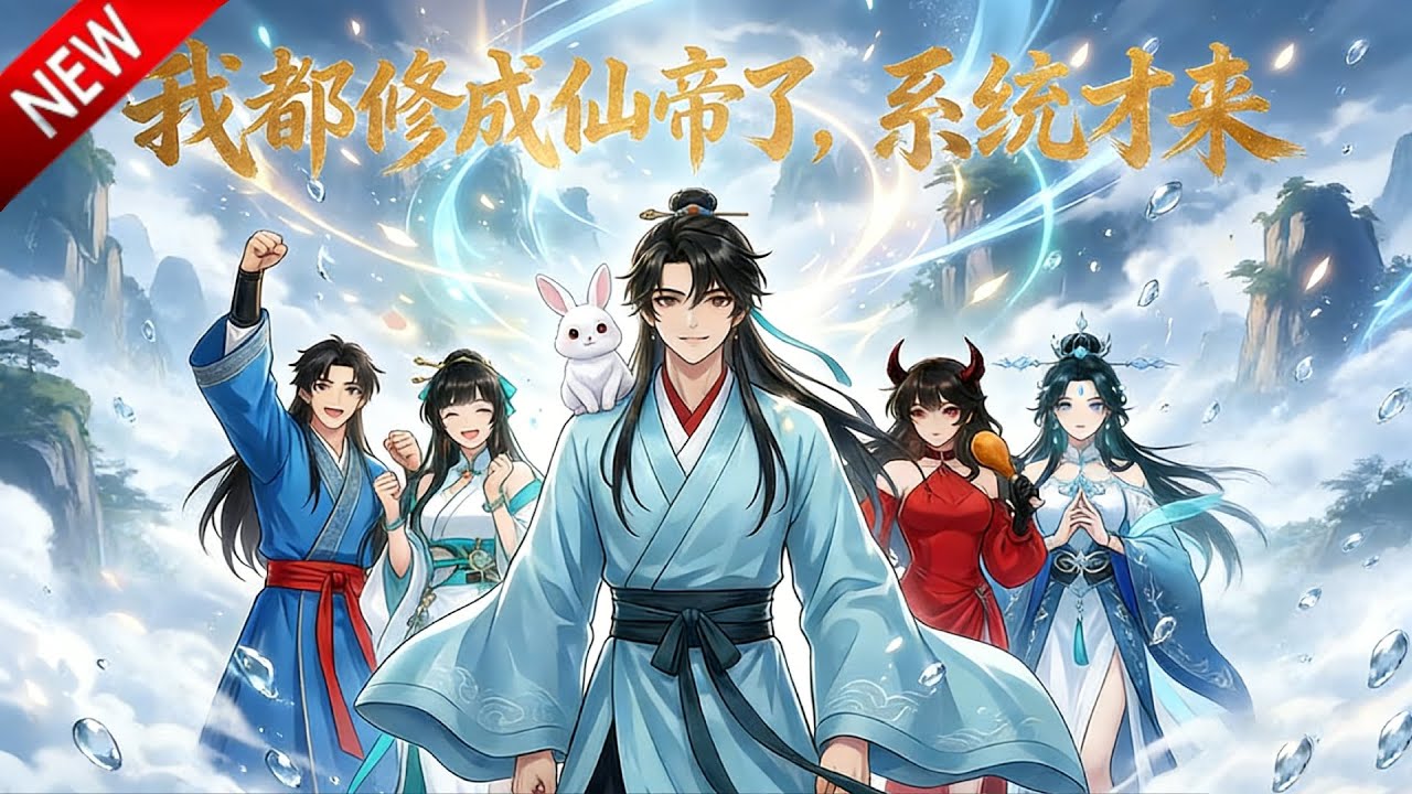 💥【新番上线】寿元将尽的仙帝苏枫，在系统迟到万年后来临，为续命伪装“极废灵根”加入逍遥宗。他低调扮猪吃虎，凭仙帝底蕴轻松应挑战！《我都修成仙帝了，系统才来》全集 Multi SUB 