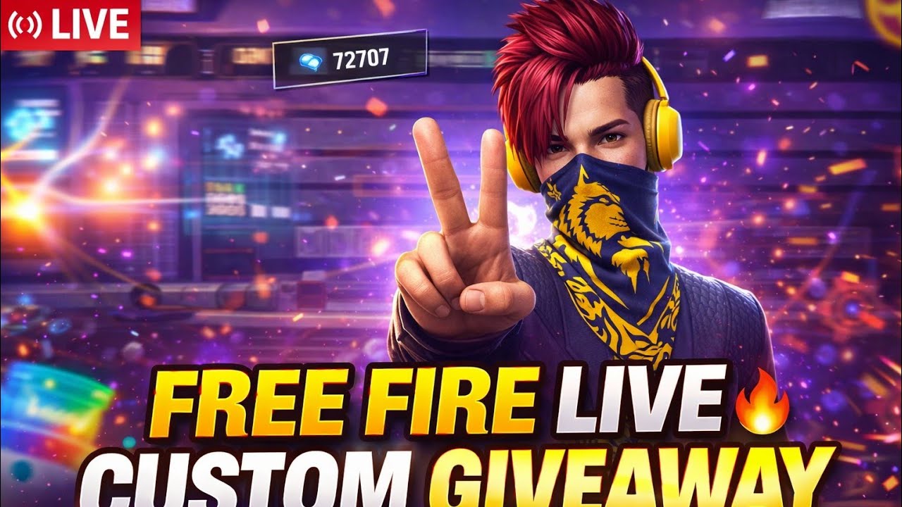 Free Fire Live 1v4 Custom Room 🔥#freefire #fflive #customroom #freefirelive #rankpush