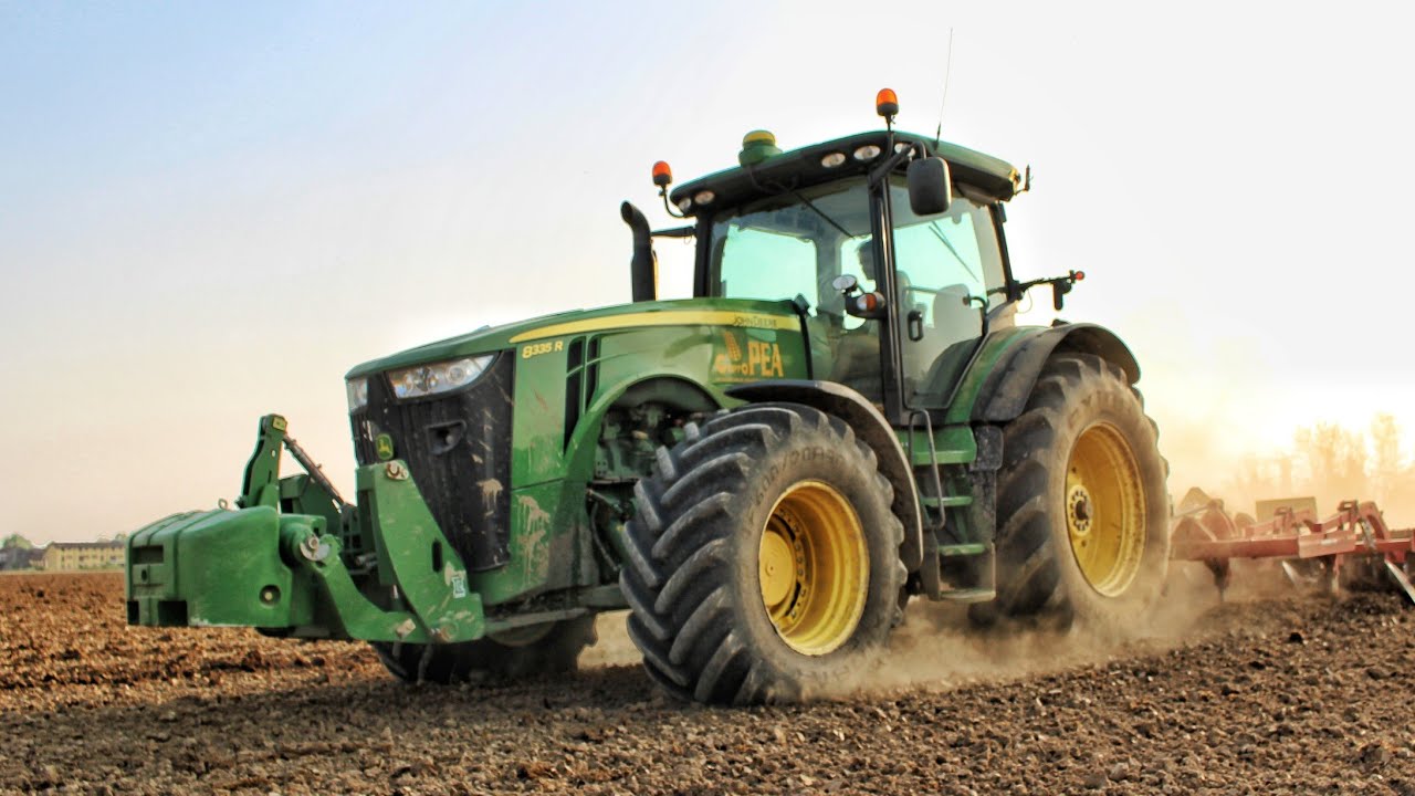 John Deere 8335r + Mainardi Magico 209 | MINIMUM TILLAGE | Gruppo pea