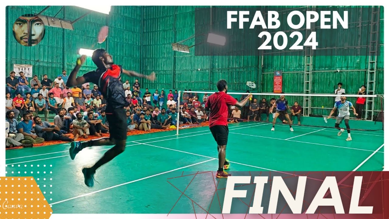 GANESH/LOKESH VS SHANU/NAVANEETH:FFAB OPEN BADMINTON TOURNAMENT 2024