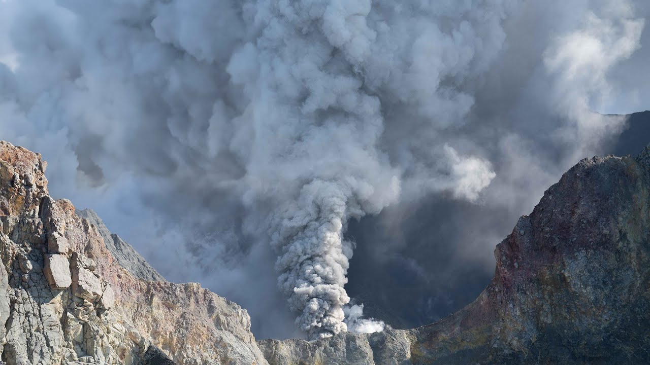 Whakaari White Island Volcano Eruption, New Zealand