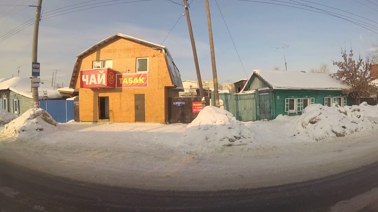 кусочек маршрута трамвая №4 /таймлапс (ОМСК)