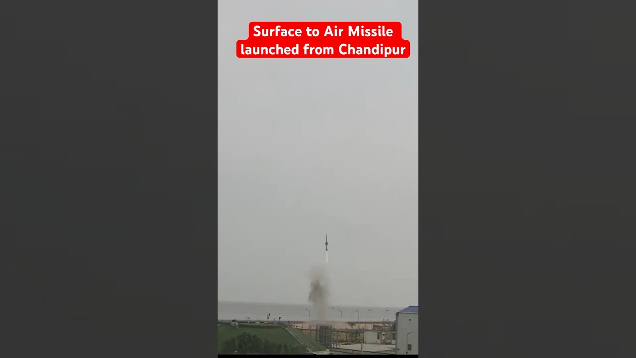 DRDO Missile launched from Integrated Test Range, Chandipur, Odisha #missile