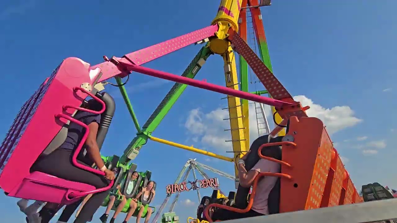 No Limit Freak Out ride at Piqua Center Carnival Piqua Ohio
