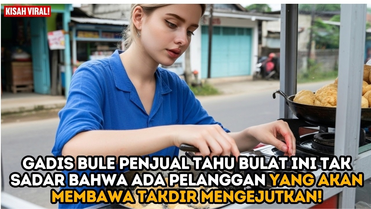 GADIS PENJUAL TAHU BULAT INI TAK SADAR, PRIA BULE YANG SERING MEMBELINYA ITU AYAH KANDUNGNYA!