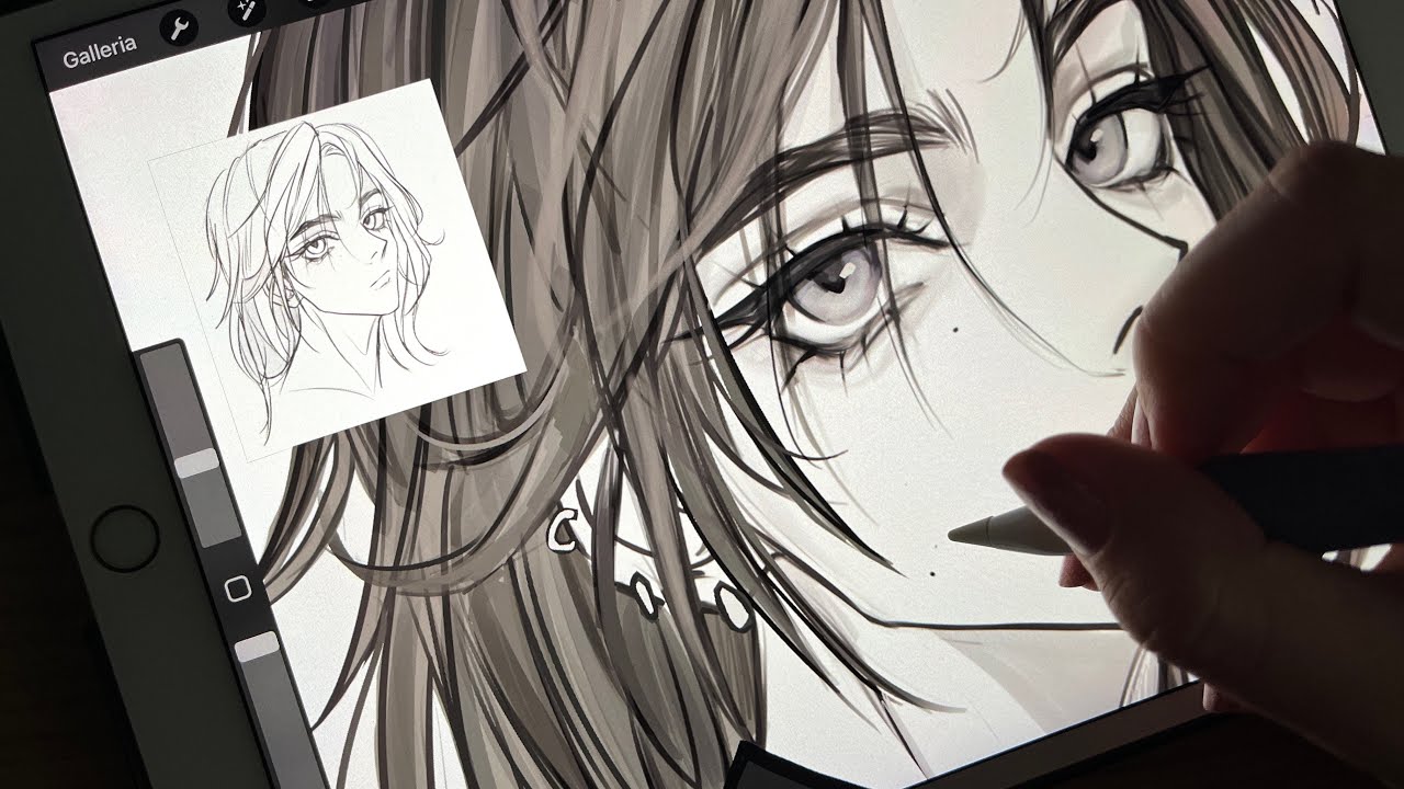 draw with me ✦ procreate [real time process + chill music]