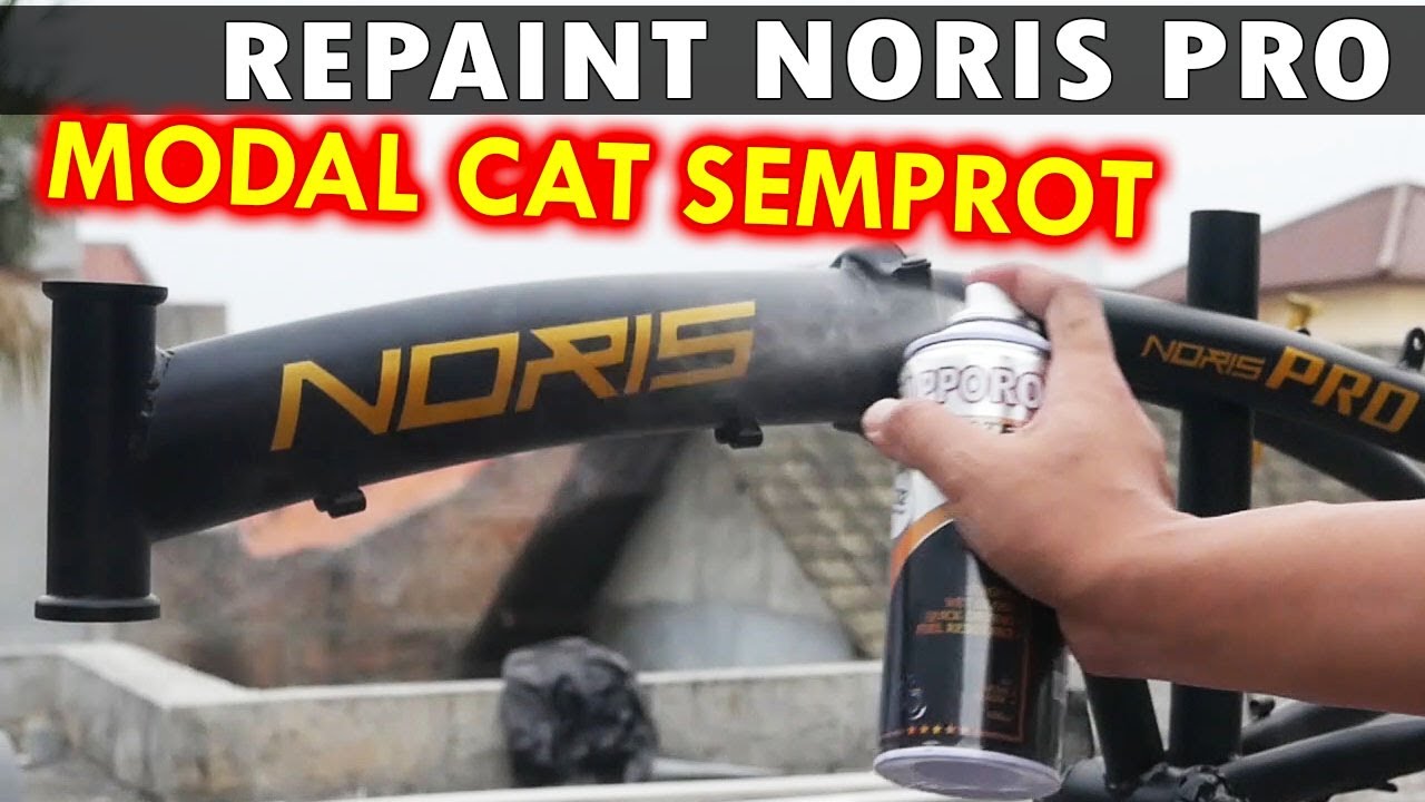 Repaint Sepeda Rongsok Cuma Modal Cat Semprot Sapporo Ultimate