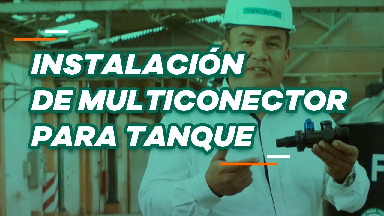 Aprende a instalar un multiconector de tanque