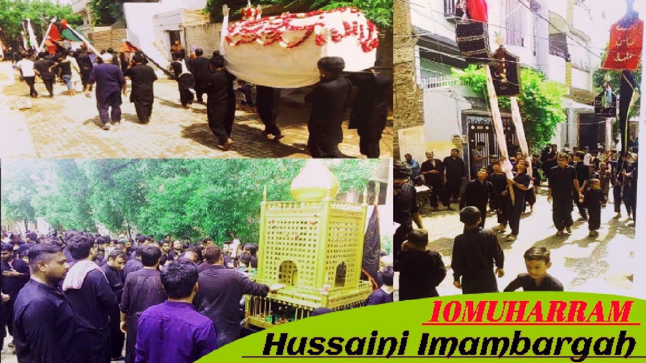 Latifabad Number 11 (10Muharram Juloos) Hussaini Imambargah #Hyderabad