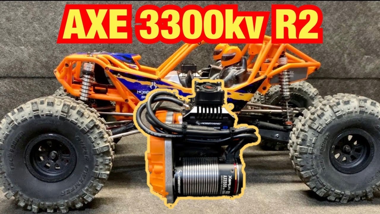 Axial Ryft с топором Hobbywing 3300kv R2