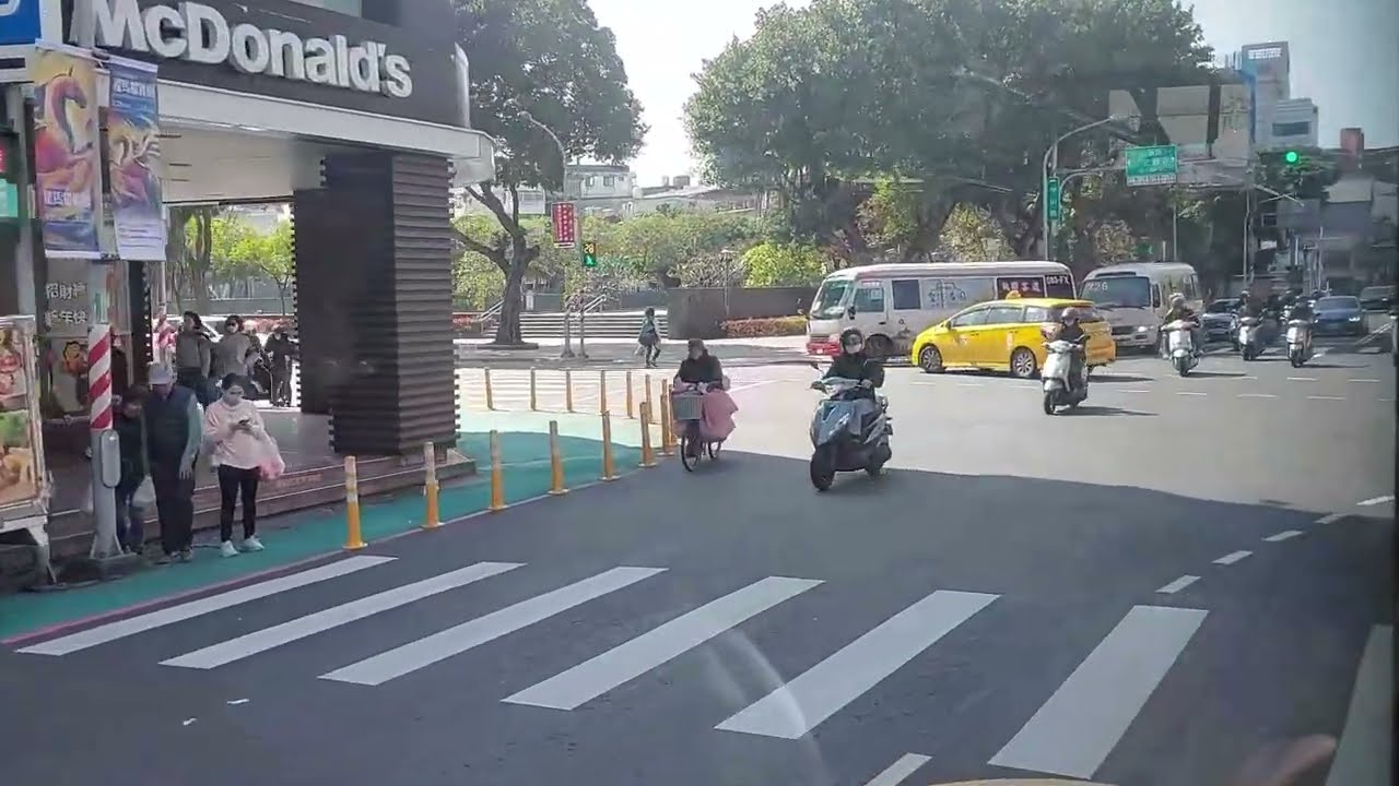 [公車系列]中壢客運1路線 桃園--中壢 搭乘紀錄+寶錄廣播