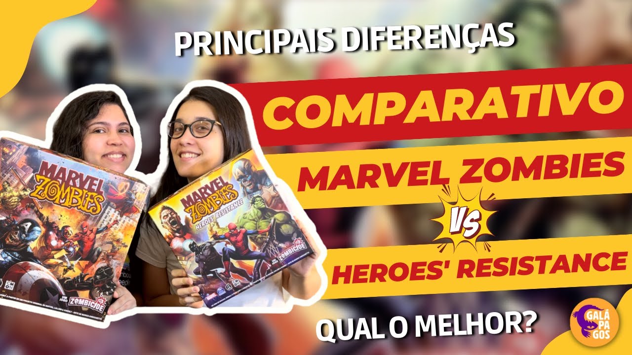 MARVEL ZOMBIES x HEROES' RESISTANCE - Comparativo | @asmodee_br