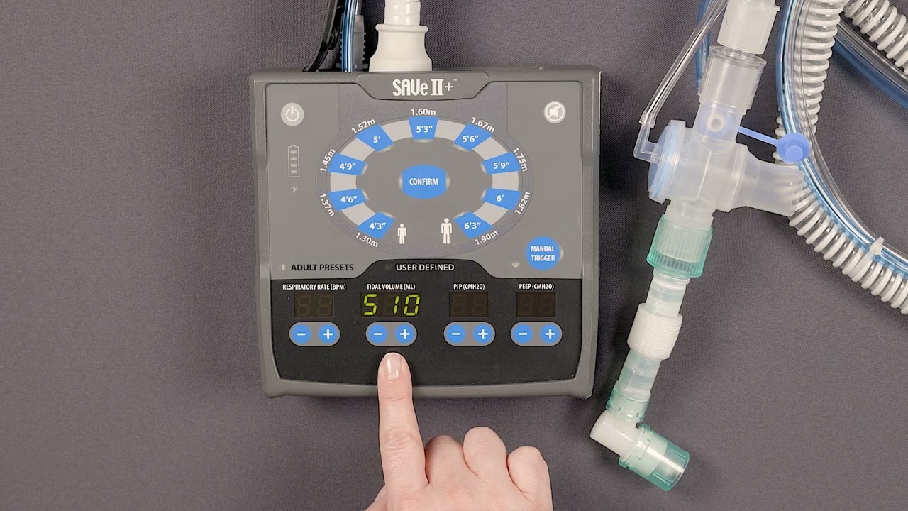 How to Operate the SAVeII+ (Simplified Automated Ventilator) Interface
