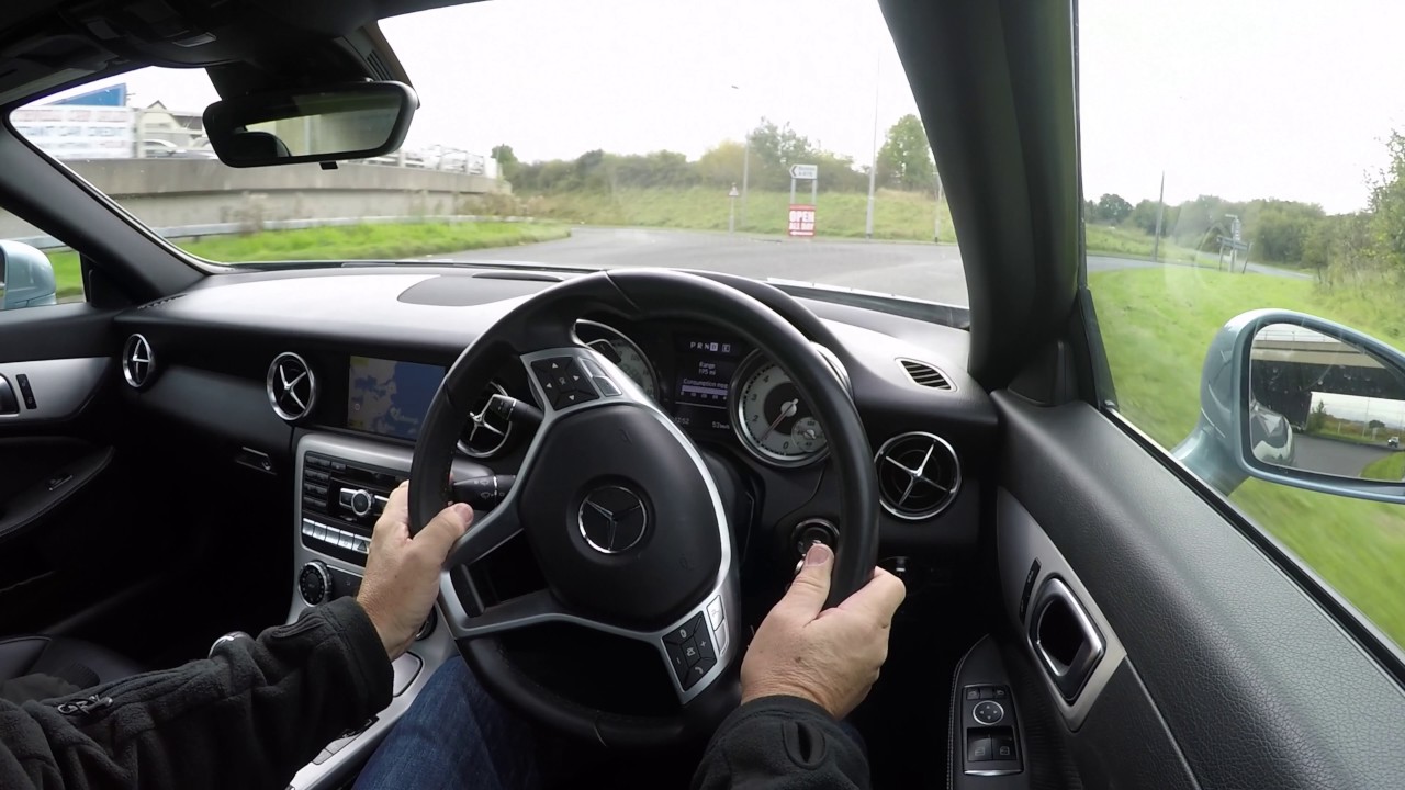 Virtual Video Test Drive in our Mercedes Benz SLK 3 5 SLK350 Blue EFFICIENCY AMG Sport 7G Tronic 2dr