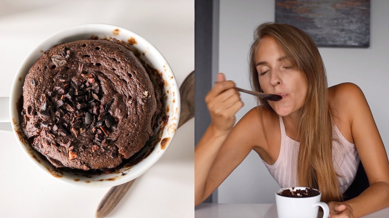 Easy Vegan Mug Cake (Chocolate Peanut Butter Recipe)
