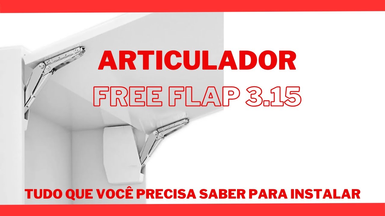 Instalação do Articulador Free Flap 3.15 da Häfele: A Solução Inteligente para Portas Basculantes!