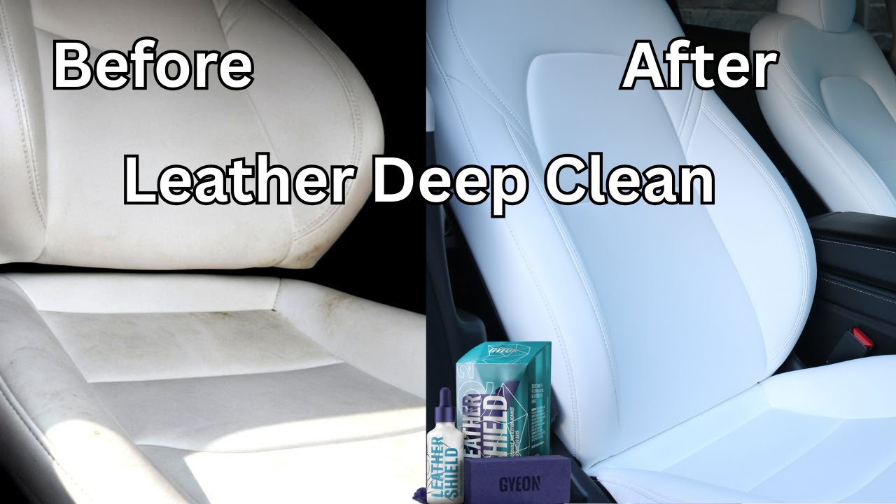 Cleaning & Protecting White Tesla Seats 🤍 (Leather Deep Clean + Ceramic) | Desi Garage CA
