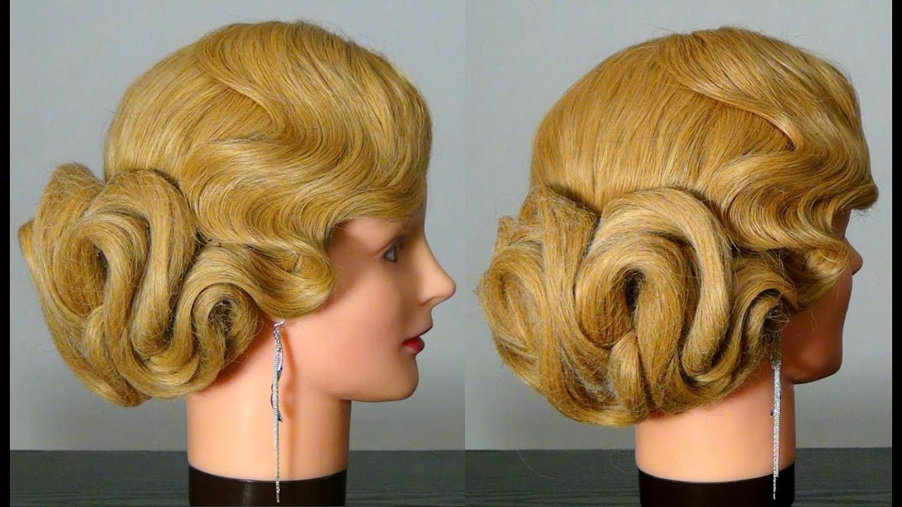 Свадебная и вечерняя прическа. Wedding prom hairstyles for long hair.