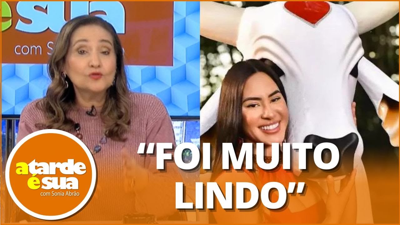 Sonia Abrão se emociona com Isabelle Nogueira no Boi Garantido: “Deu um show”