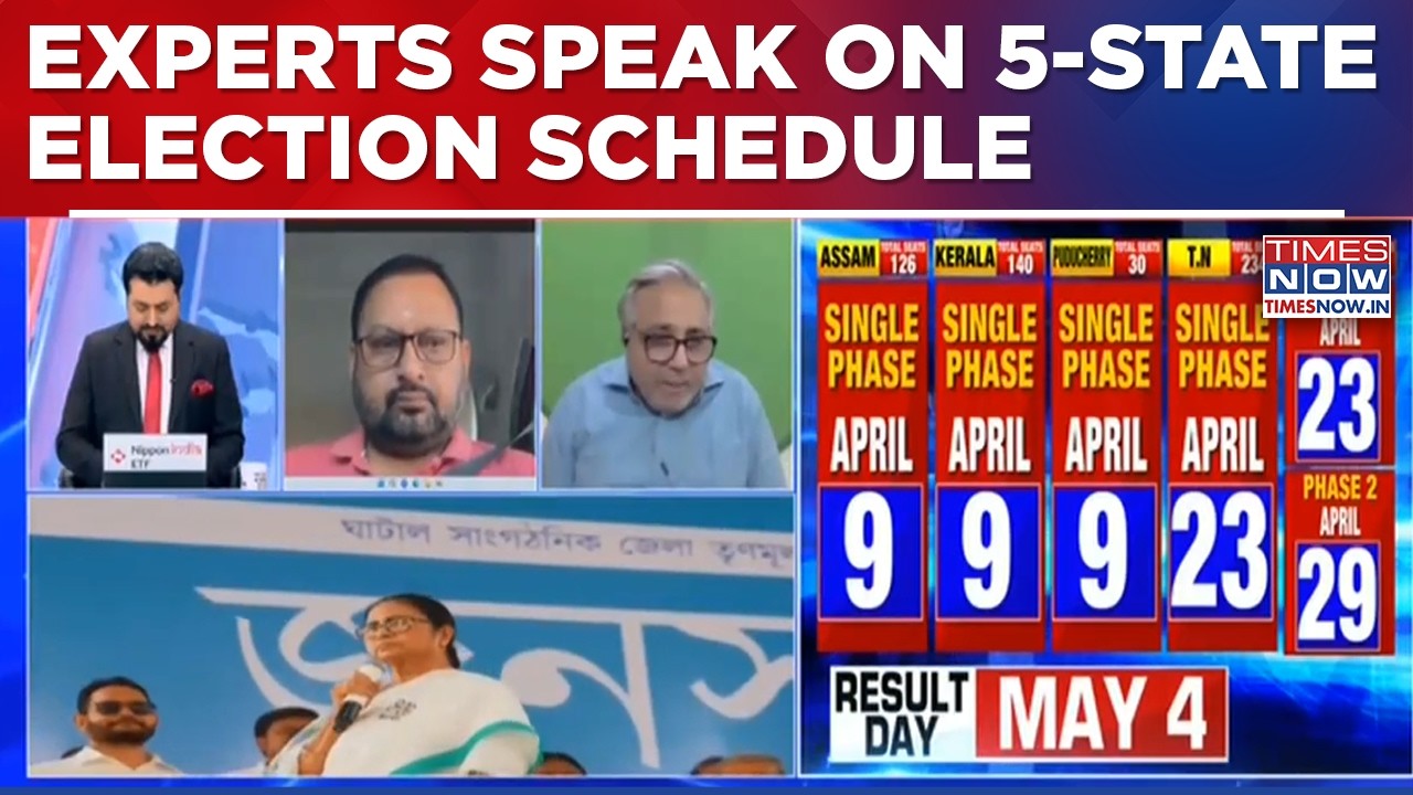 EC Announces 5-State Poll Schedule; Voting From April 9, Counting On May 4; Experts' Take