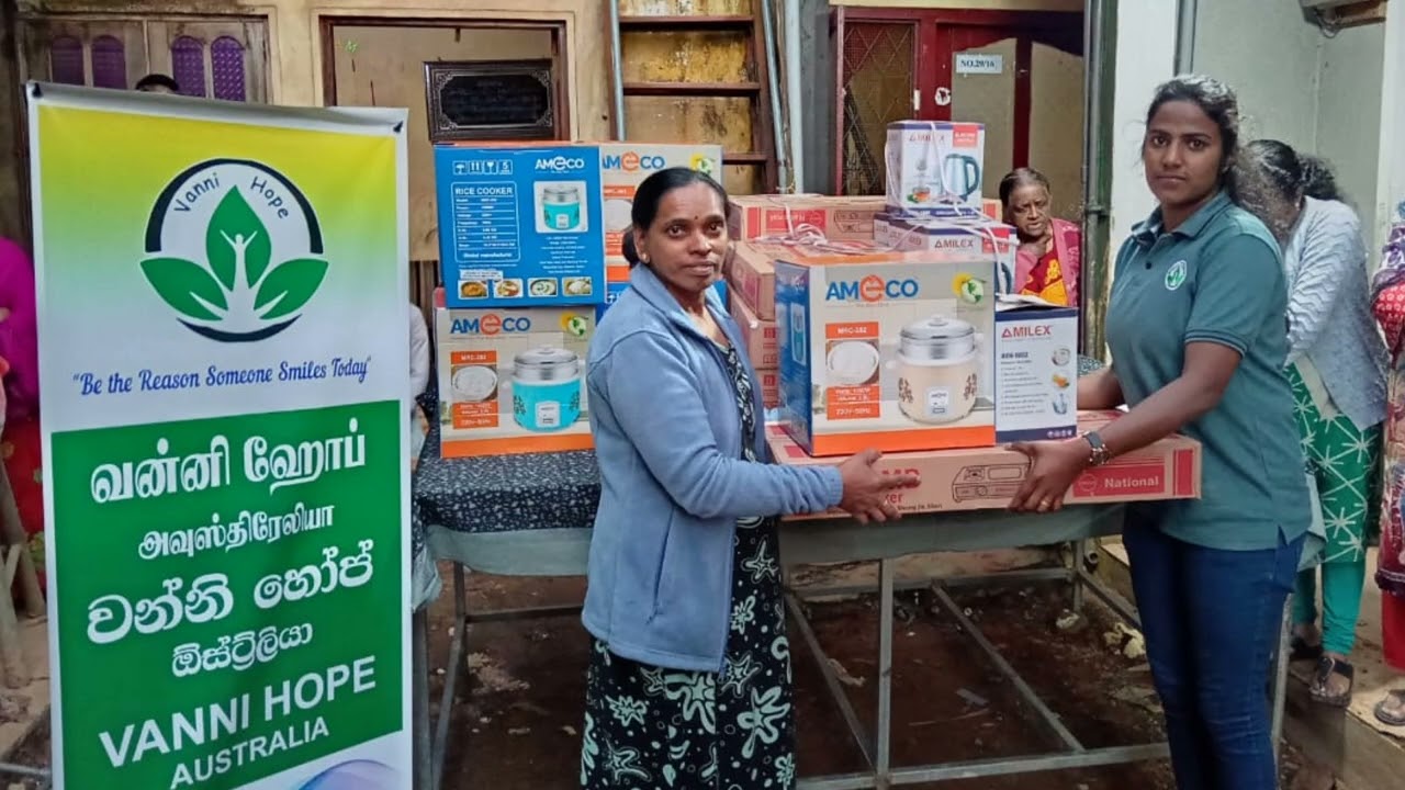 Household Items Provided for 15 Cyclone-Affected Families in Nuwara Eliya