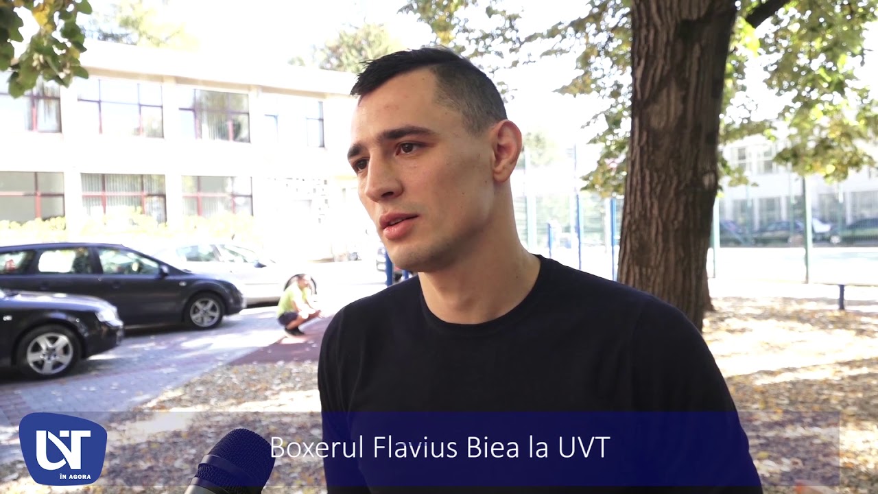 Boxerul Flavius Biea, la @UVT TV